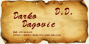 Darko Dagović vizit kartica